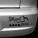 Whippet Taxi Bumper Sticker