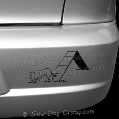 Border Collie AFrame Car Sticker