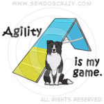 Embroidered Border Collie Agility Shirts
