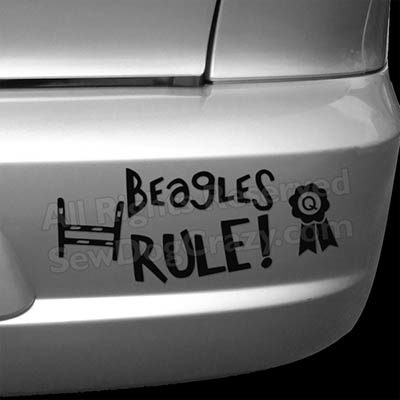 Beagles Rule Bumper Stickers