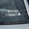 Brittanies Rule Dog Sports Window Decals