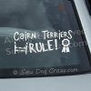 Cairn Terrier Dog Sports Window Stickers