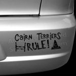Cairn Terriers Rule Dog Sports Sticker