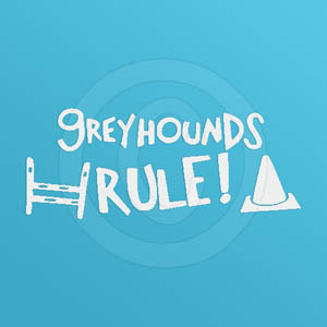Greyhounds Rule Decal