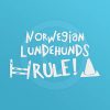 Norwegian Lundehunds Rule Decal