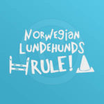 Norwegian Lundehunds Rule Decal