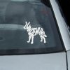 Die cut Norwegian Lundehund Decal