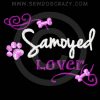 Pretty Embroidered Samoyed Lover Shirts