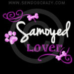 Pretty Embroidered Samoyed Lover Shirts