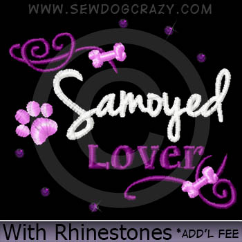 Rhinestones Samoyed Lover Shirts