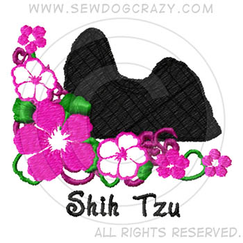 Embroidered Shih Tzu Gifts