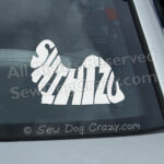 Shih Tzu Car Window Stickers