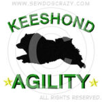 Embroidered Keeshond Agility Gifts
