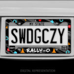 Rally Obedience License Plate Frame