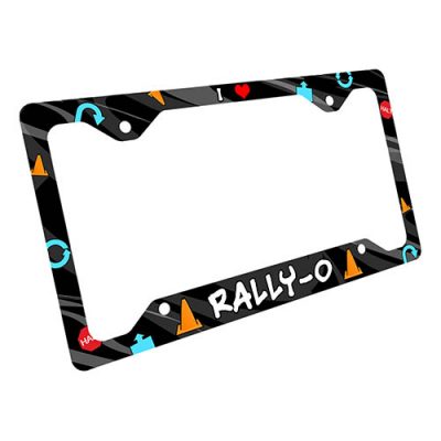 Love Rally-O License Plate Frame