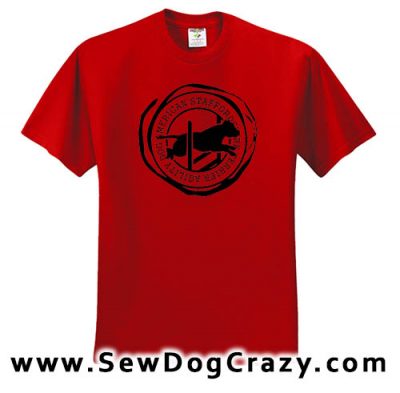 American Staffordshire Terrier Agility Tshirt