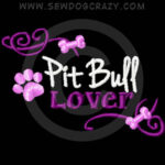 Embroidered Pit Bull Lover Shirts