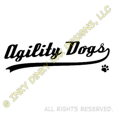 Baseball Agility Dog Logo