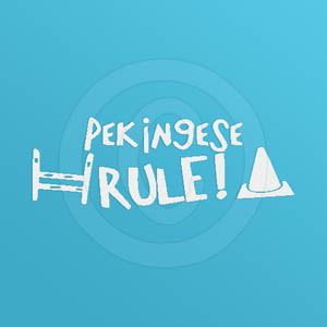 Pekingese Rule Decals