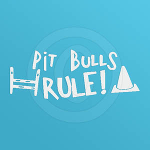 Pit Bulls Rule Decal