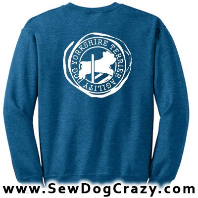 Yorkshire Terrier Agility Sweatshirts
