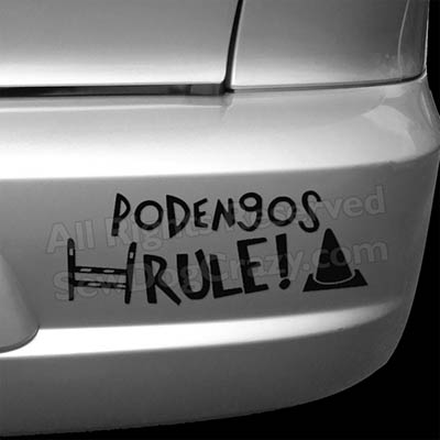 Portuguese Podengo Dog Sports Bumper Stickers