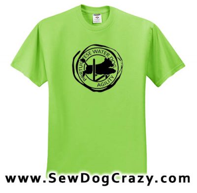 Agility Portuguese Water Dog Tshirt