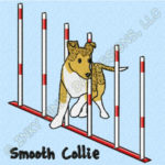 Smooth Collie Embroidered Apparel