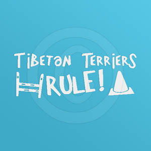 Tibetan Terriers Rule Decal