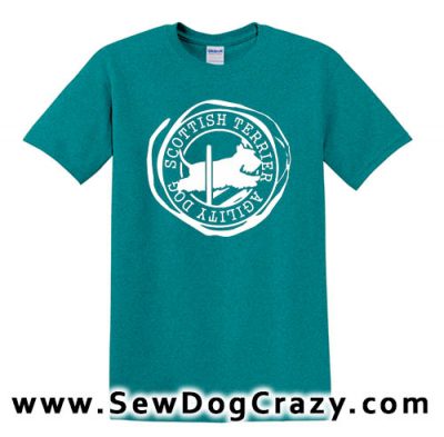 Scottie Agility Dog Tshirts