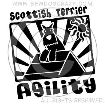 Scottish Terrier Agility Dog Shirts