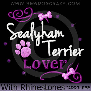 Rhinestones Sealyham Terrier Shirts