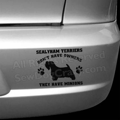 Funny Sealyham Terrier Bumper Stickers