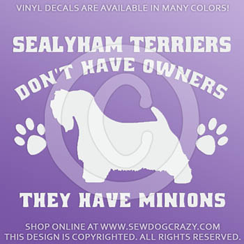 Funny Sealyham Terrier Decals