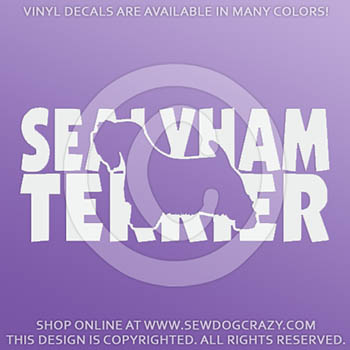 Vinyl Sealyham Terrier Stickers