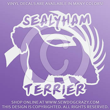 Sealyham Terrier Vinyl Stickers