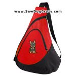 Embroidered Beauceron Bag