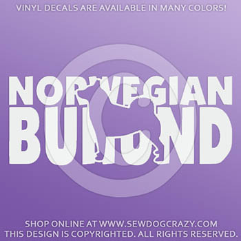 Norwegian Buhund Decals