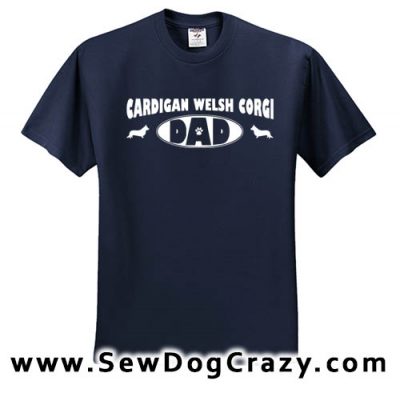 Cardigan Welsh Corgi Dad Tees