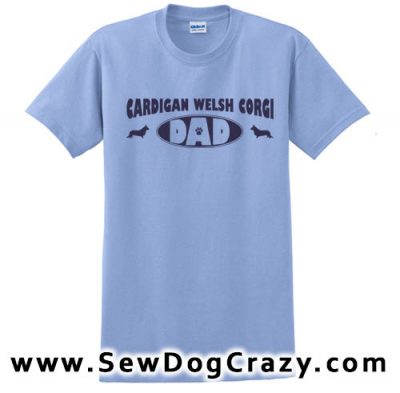 Cardigan Welsh Corgi Dad Tshirt