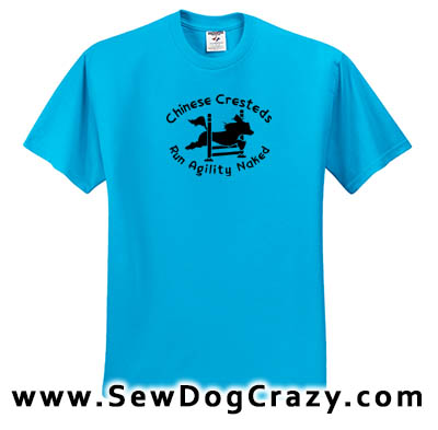 Chinese Crested Agility T Shirts