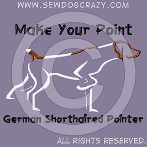 Embroidered German Shorthaired Pointer Shirts
