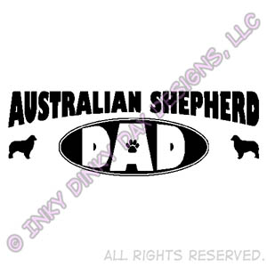 Australian Shepherd Dad Apparel