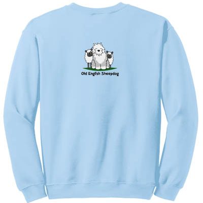 Embroidered Old English Sheepdog Sweatshirt