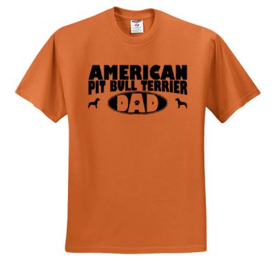 American Pit Bull Terrier Dad T-Shirt