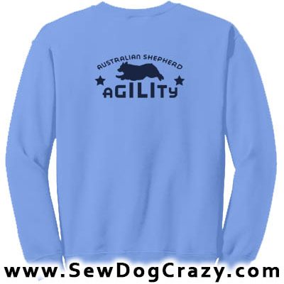 Australian Shepherd Agility Sweatshirt