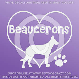 I love Beaucerons Decals
