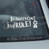 Beauceron Dog Sports Car WIndow Stickers