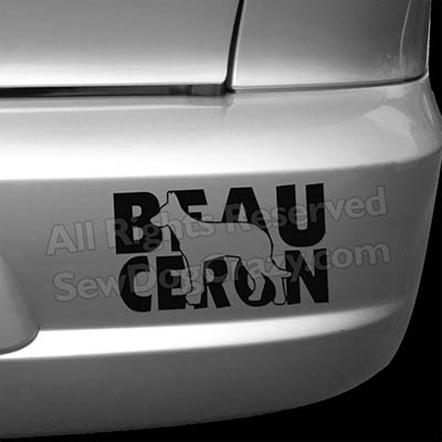 Unique Beauceron Car Decals