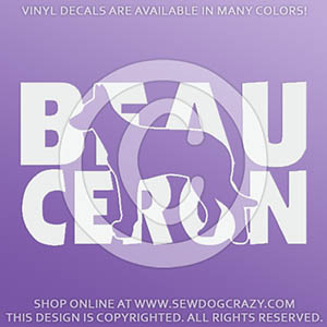 Vinyl Beauceron Decals